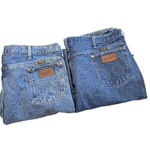 sz 42x32  Bundle of 2 Pair: WRANGLER  36MWZ Cowboy Cut Slim Fit Jeans
